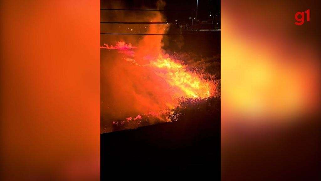 Incêndio atinge terreno na região da Península, em São Luís